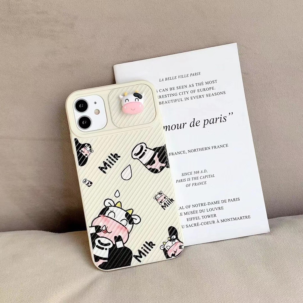 Cow Ốp Điện Thoại In Hình Dễ Thương Cho Iphone 7 7 Plus8 8plus Xr X / Xs Xs Max 11 11 Pro Max 12 12 Pro 12 Pro Max | BigBuy360 - bigbuy360.vn