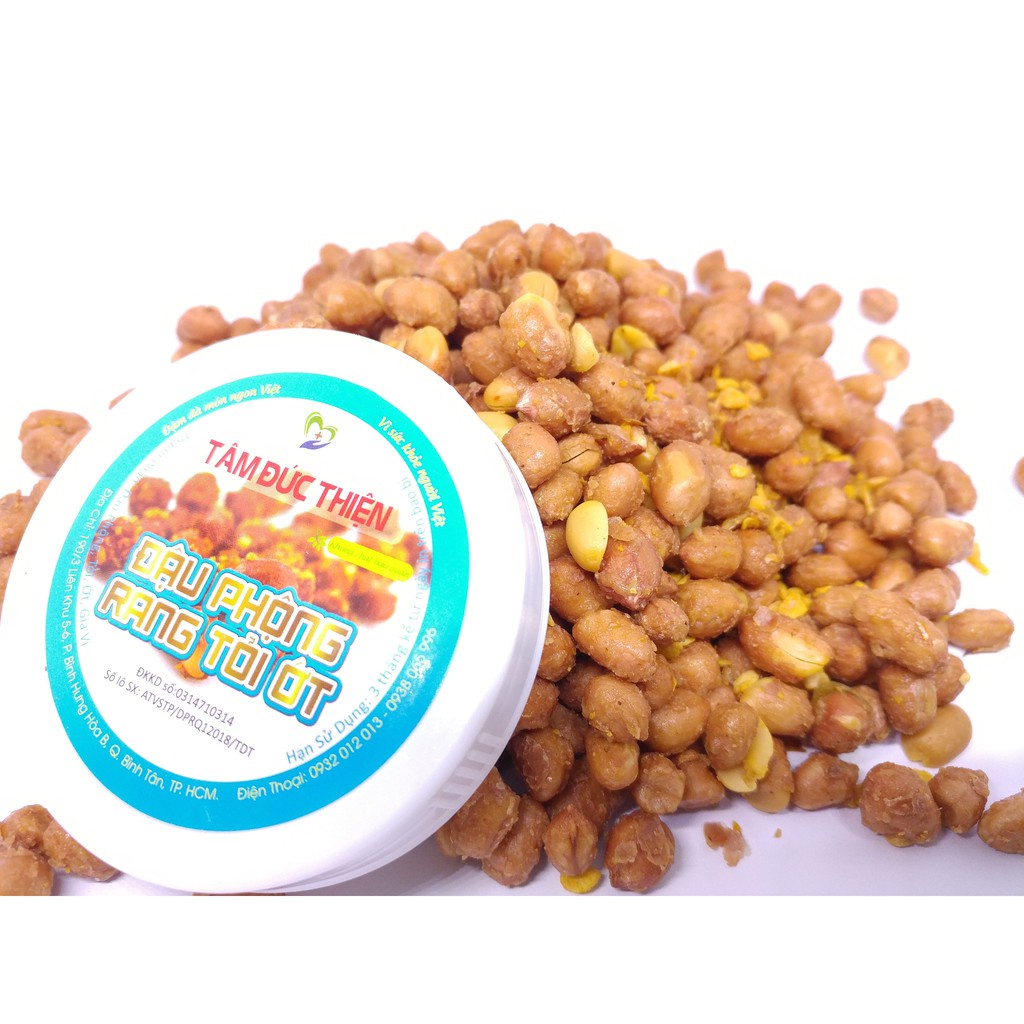 Combo 4 Hộp Đậu Phộng Rang Tỏi Ớt Tâm Đức Thiện4 x 255GR