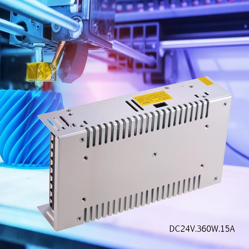 Bộ Nguồn Dc 24v 360w 15a Cho Máy In 3d