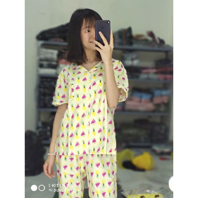 ❤ Xưởng May Giá Sỉ ✨  Bộ Ngủ Pyjama Kate Thái Tay Ngắn Quần Dài