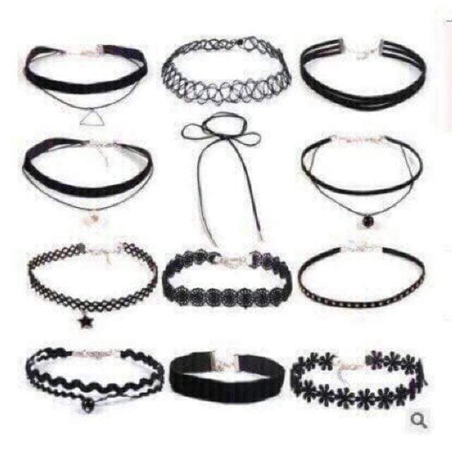 SÉT 12 VÒNG CHOKER KHÁC NHAU