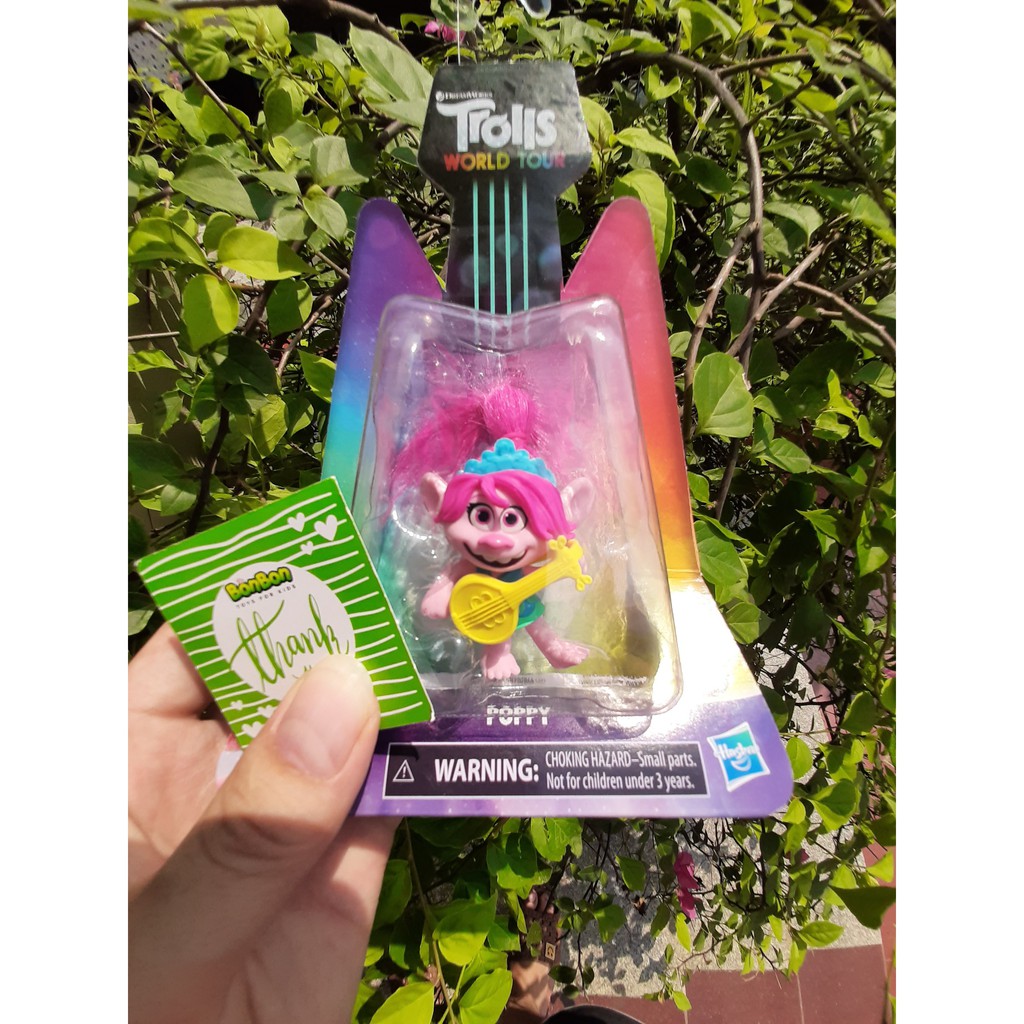 Mô hình quỷ lùn tinh nghịch Dreamworks Trolls World Tour - CHÍNH HÃNG