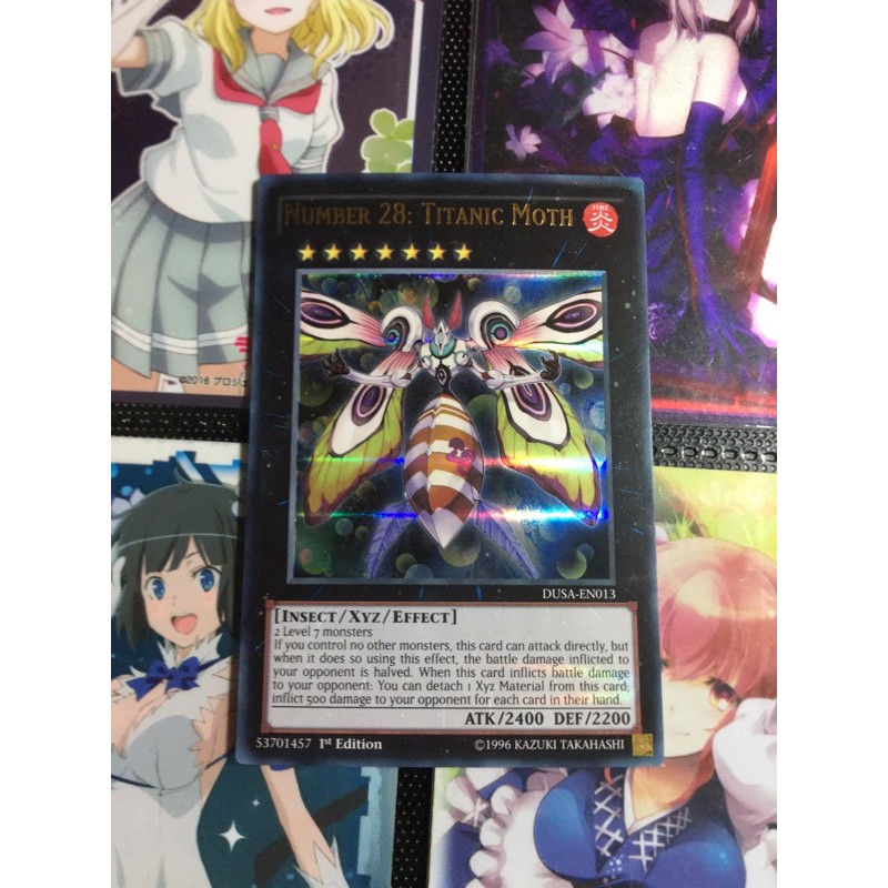 Thẻ bài Yugioh Number 28: Titanic Moth