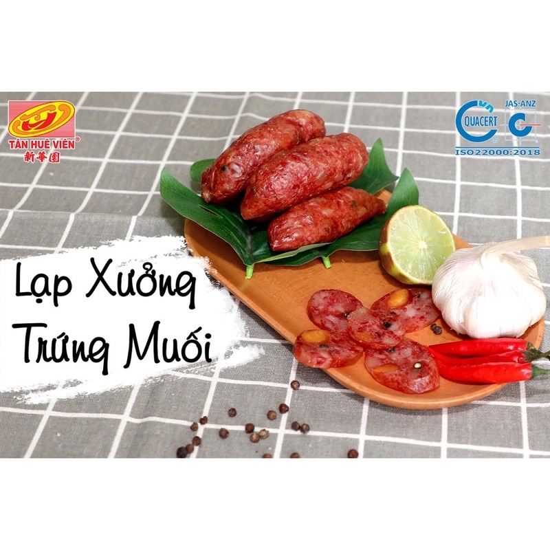 Lạp xưởng trứng muối Tân Huê Viên