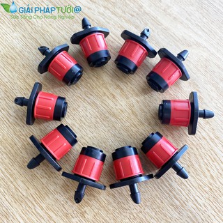Đầu béc phun xòe 360 độ kết nối đa dạng với dây ldpe 6mm, 7mm combo 10 cái béc tưới cây giải pháp tưới