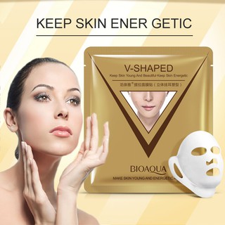 (hàng Mới Về) Mặt Nạ Bioaqua 3d Dưỡng Ẩm Nâng Cơ Tạo Khuôn Mặt Chữ V