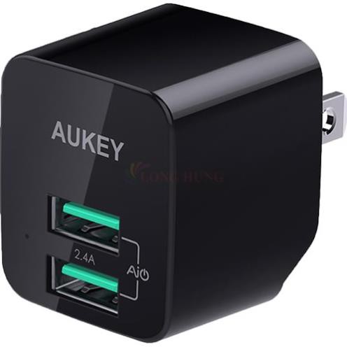 Cốc sạc Aukey 2USB 2.4A PA-U32 - Hàng chính hãng