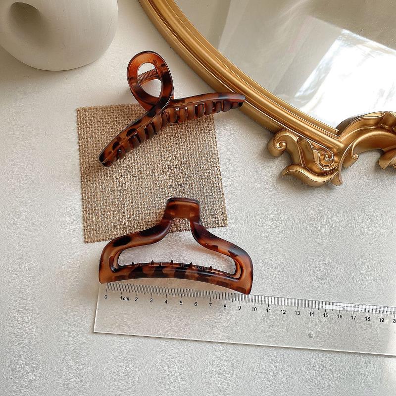 Kẹp tóc họa tiết da báo thời trang dành cho nữ