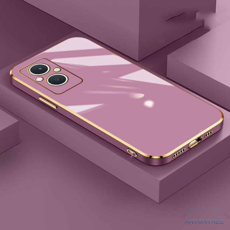 Ốp Điện Thoại Mạ Điện Bóng Chống Rơi Cho OPPO Reno8Z 7Z reno 8Z 5G reno 7 Pro 5G
