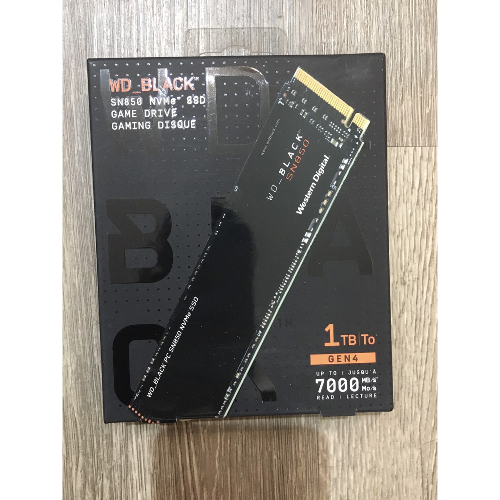 Ổ cứng SSD M2 NVMe Gen4x4 WD Black SN850 500GB - SN850 1TB - bảo hành 60 tháng | BigBuy360 - bigbuy360.vn