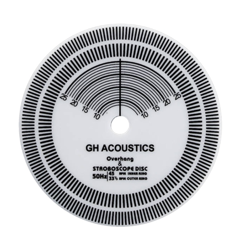 Bonj Đĩa Thu Âm Vinyl Kiểm Tra Tốc Độ Quay Đĩa Cho LP 33 45