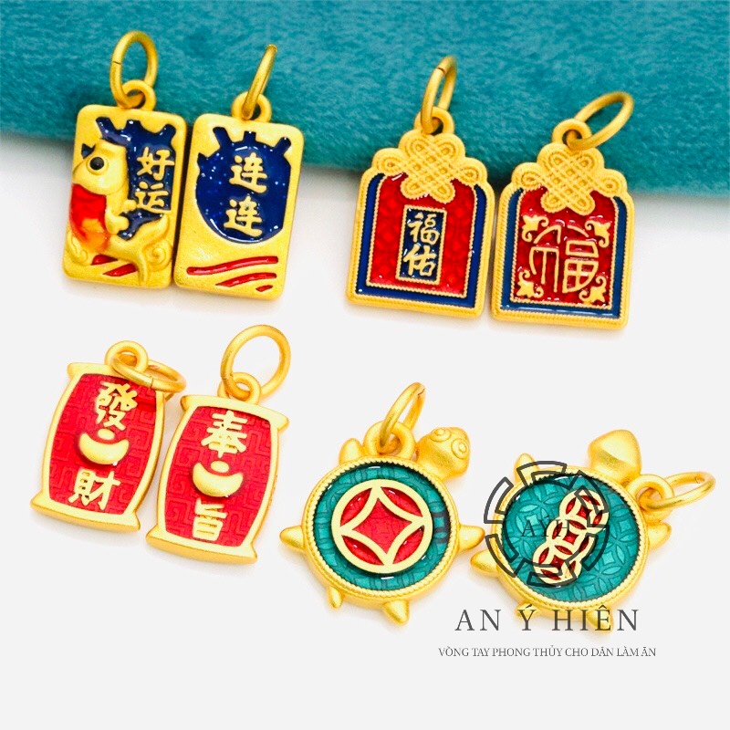 Charm Thần rùa xanh #C152 ( An Ý Hiên)