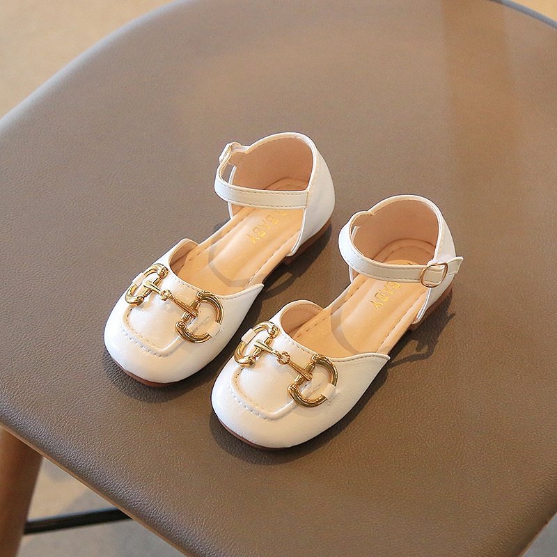 Giày búp bê bé gái đi học đế bệt giày sandal bé gái quai dán mũi vuông mềm nhẹ đẹp thời trang hàng chính hãng MG V601