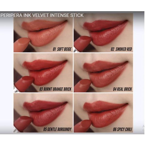 Son Thỏi Peripera Ink Velvet Intense Stick