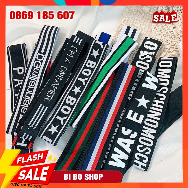 Băng Đô Thể Thao Thời Trang Hàn Quốc Headband Năng Động Cá Tính Cho Nam Nữ