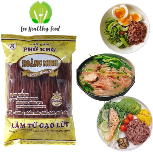 Phở gạo lứt Hoàng Minh 500gram hữu cơ EAT CLEAN cao cấp