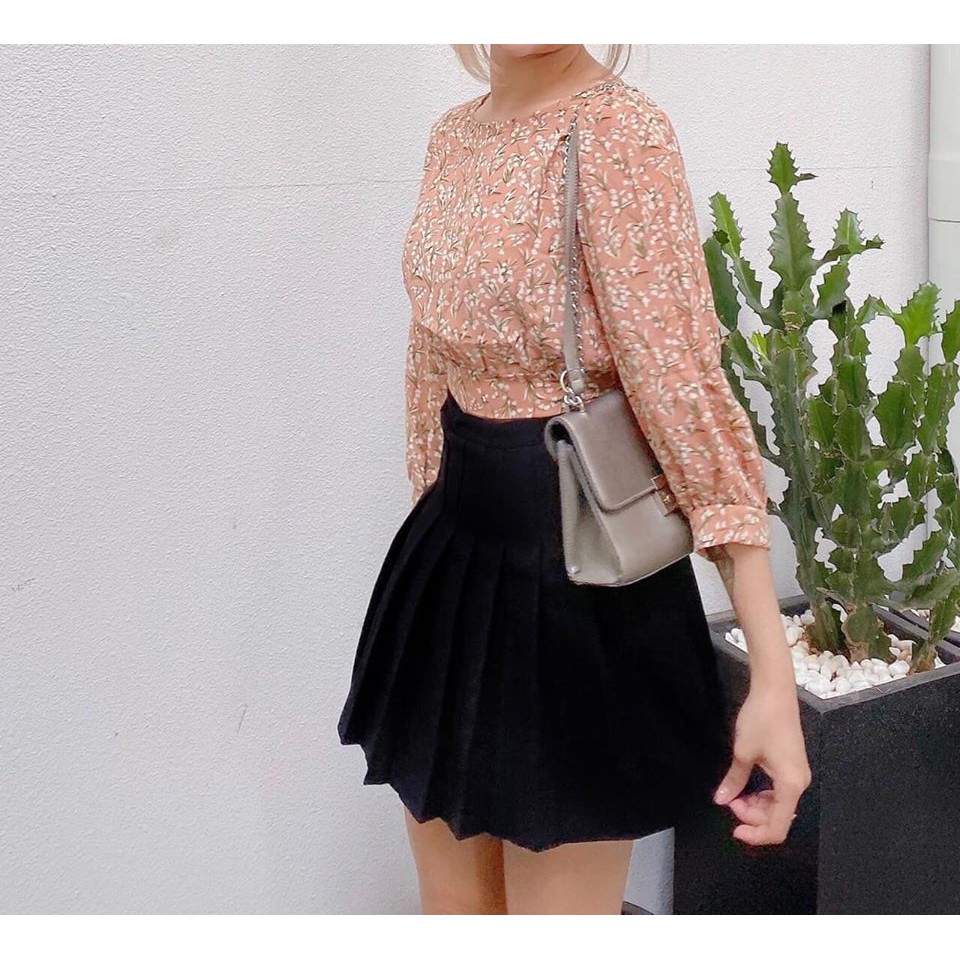 ÁO CROPTOP HOA NHÍ