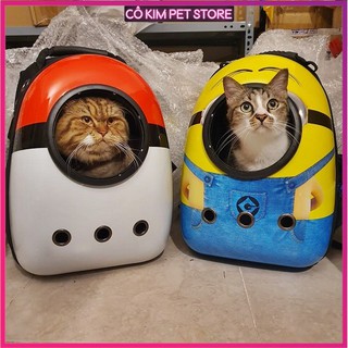 Balo Phi Hành Gia, Balo Vận Chuyển Chó Mèo Hình Pokemon và Minion Ngộ Nghĩnh