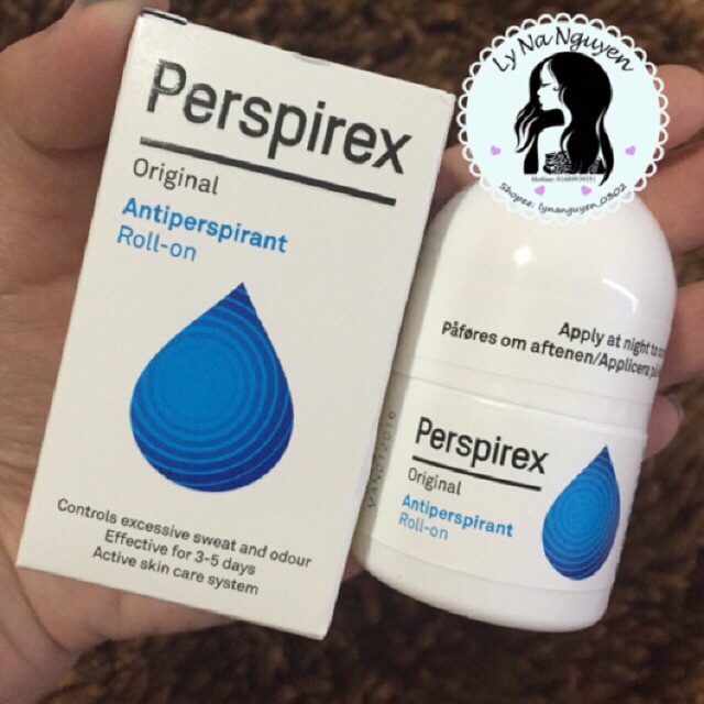 [Có in NSX] Perspirex - Lăn khử mùi Đan Mạch.20ml