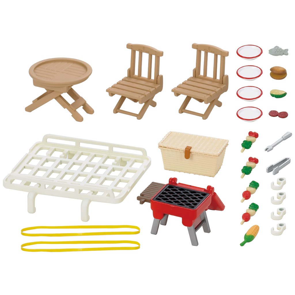 Đồ Chơi Sylvanian Families Bộ Giá Để Đồ Pinic Cho Xe Hơi Roof Rack with Picnic Set