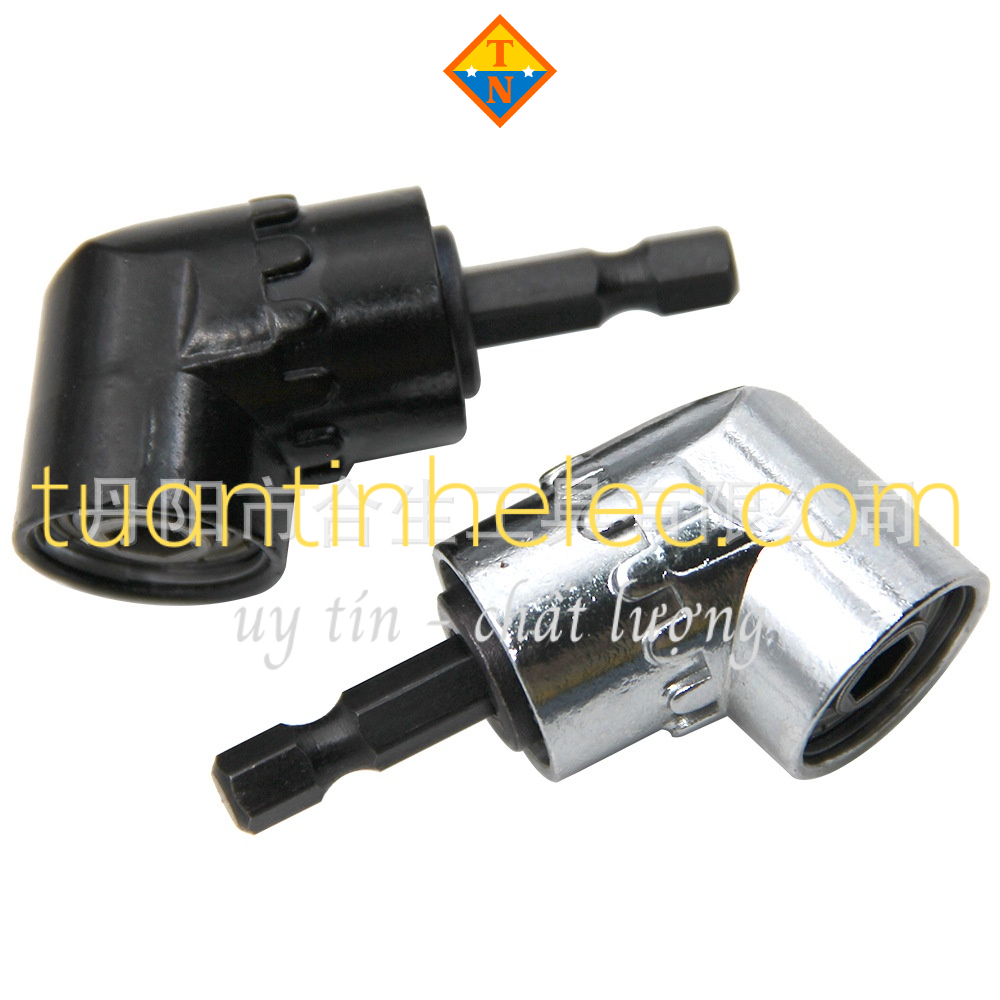 Đầu nối mũi bắn vít vào máy khoan điện bẻ góc 105 độ / đầu nối dài linh hoạt bắn vít # công dụng cụ