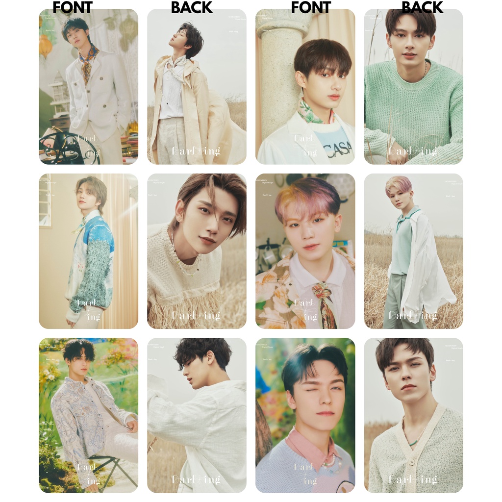 Set 13 thẻ card nhựa SEVENTEEN - Darl+ing