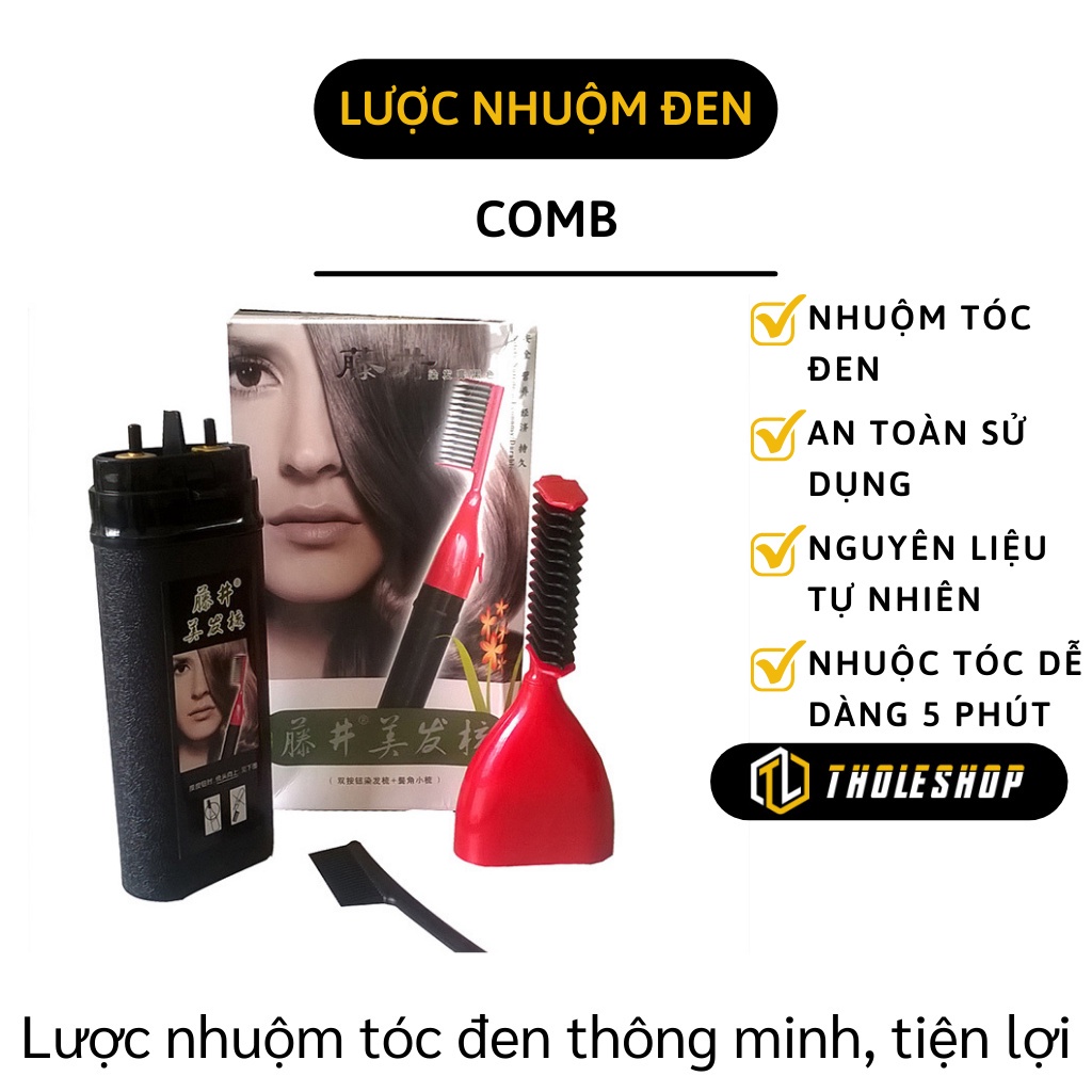 Lược chải nhuộm tóc đen và nâu - Lược nhuộm tóc thông minh dễ sử dụng, mang lại hiệu quả bất ngờ 2817
