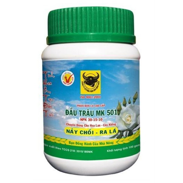 Phân bón đầu trâu 501 nảy chồi ra lá - 100g