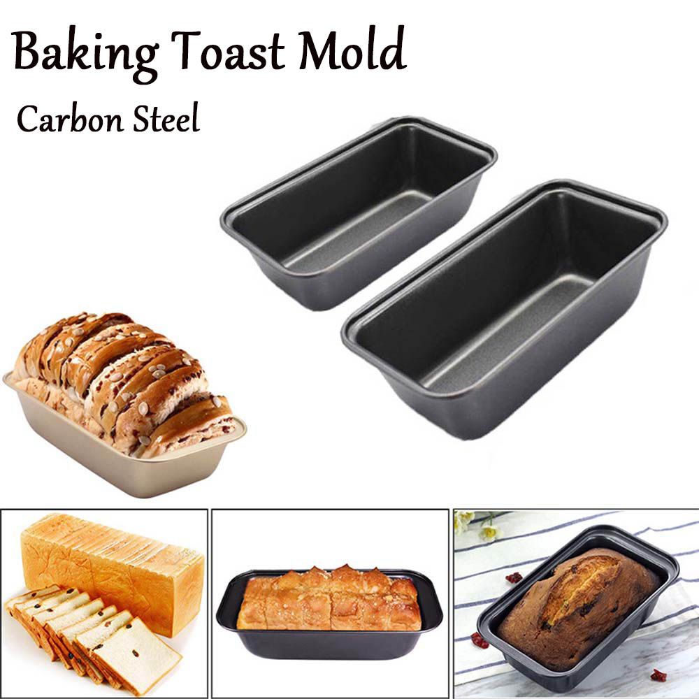 Khuôn nướng bánh hình chữ nhật bằng thép carbon cao cấp