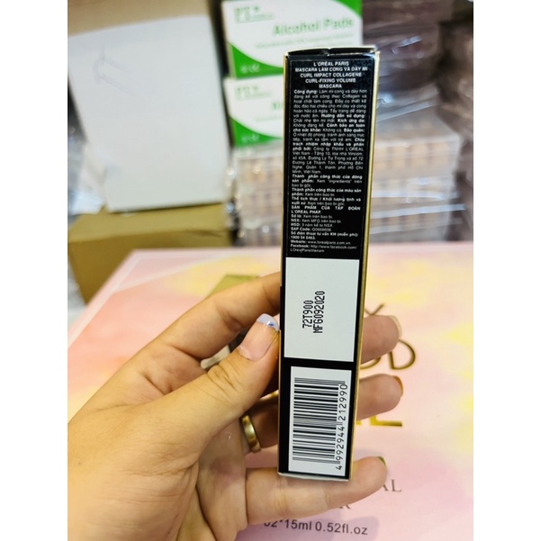 Mascara Làm Cong Và Dày Mi L'OREAL Curl Impact Collagene 11ml