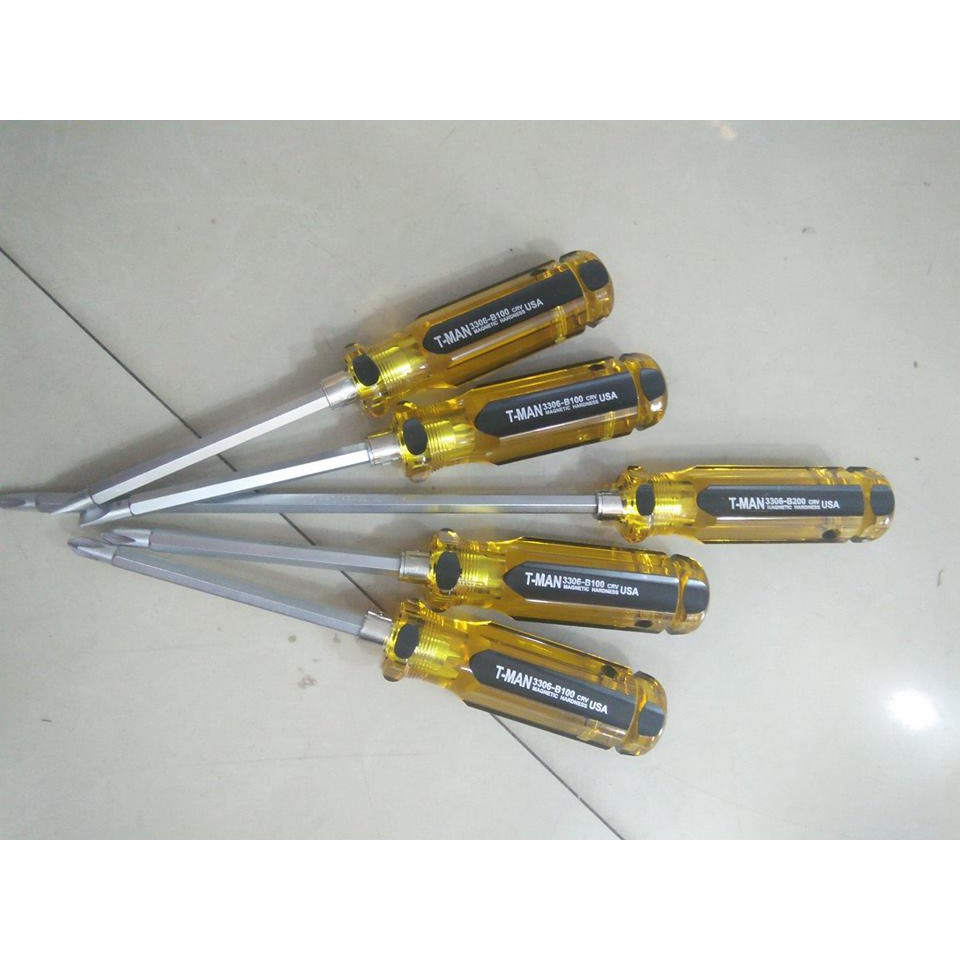 TUA VIT HIỆU T-MAN. CÓ 2 ĐẦU DẸP VÀ BAKE THÁO RA LẮP LẠI ĐƯỢC. CÁN BẰNG NHỰA CỨNG. VI TÍNH QUỐC DUY.