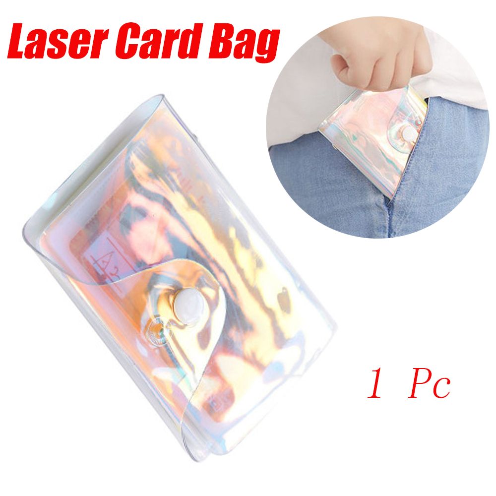 FORBETTER Laser Colorful Wallet Credit Card Business Card Holder