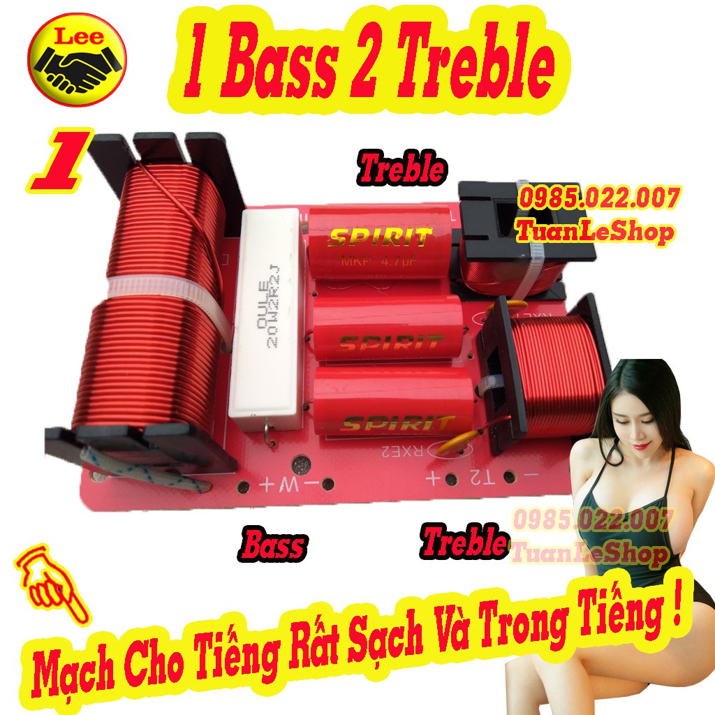 Loa  MẠCH PHÂN TẦN 3 LOA - 1 BASS 2 TREBLE - GIÁ 1 MẠCH LOA