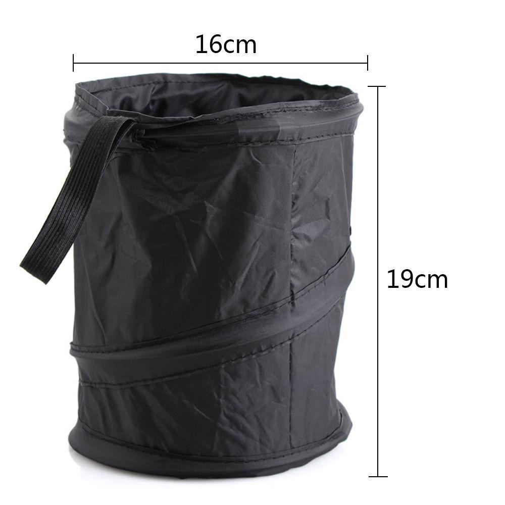 LAKAMIER Thùng Đựng Rác Màu Đen Chất Lượng Cao Cho Xe Hơi