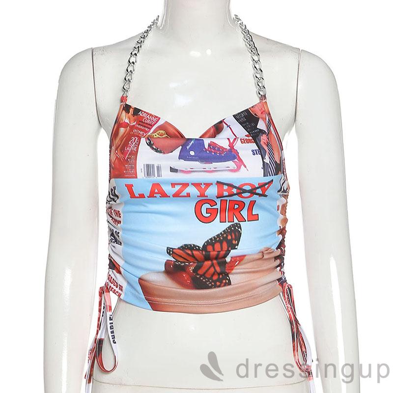 Áo Croptop Không Tay Hở Lưng Cá Tính Cho Nữ | BigBuy360 - bigbuy360.vn