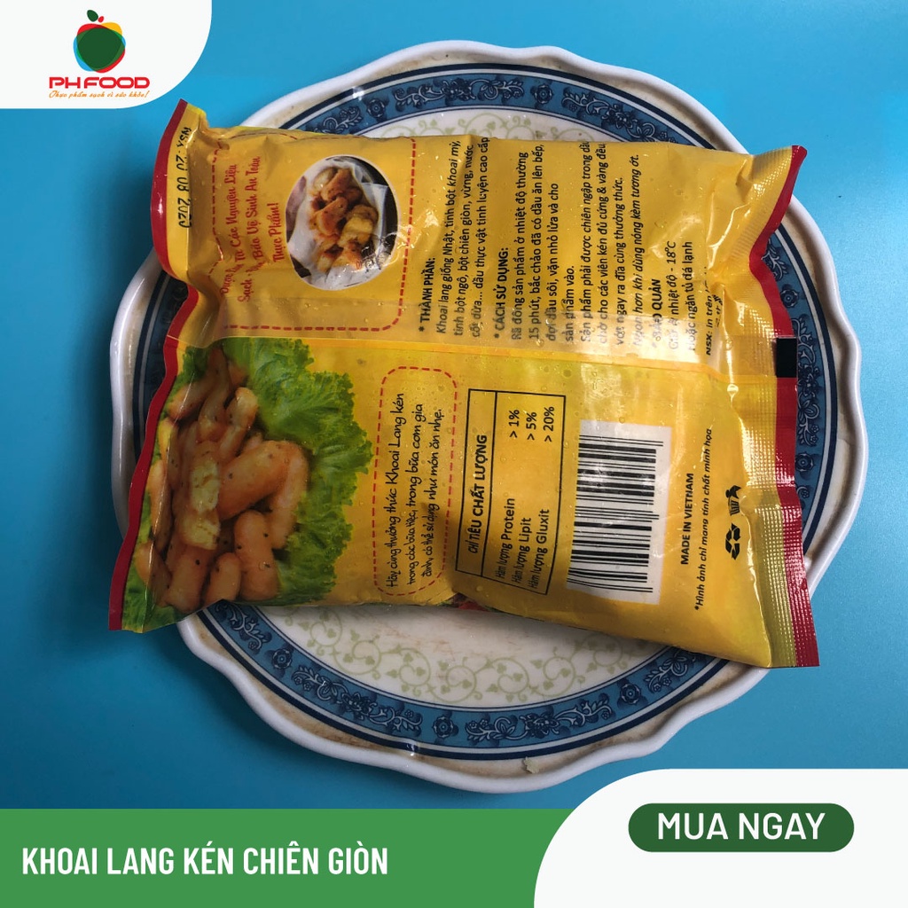 Khoai Lang Kén Chiên Giòn Túi 250G - Thực Phẩm Đông Lạnh Khác |  Cooponline.Co