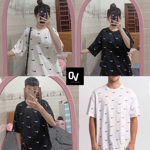  Áo thun nike swoosh logo chất coton - hàng xịn - SHOP Q&V