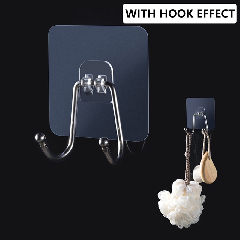 1 Móc Treo Dán Tường Tiện Lợi Cho Nhà Bếp Phòng Tắm
