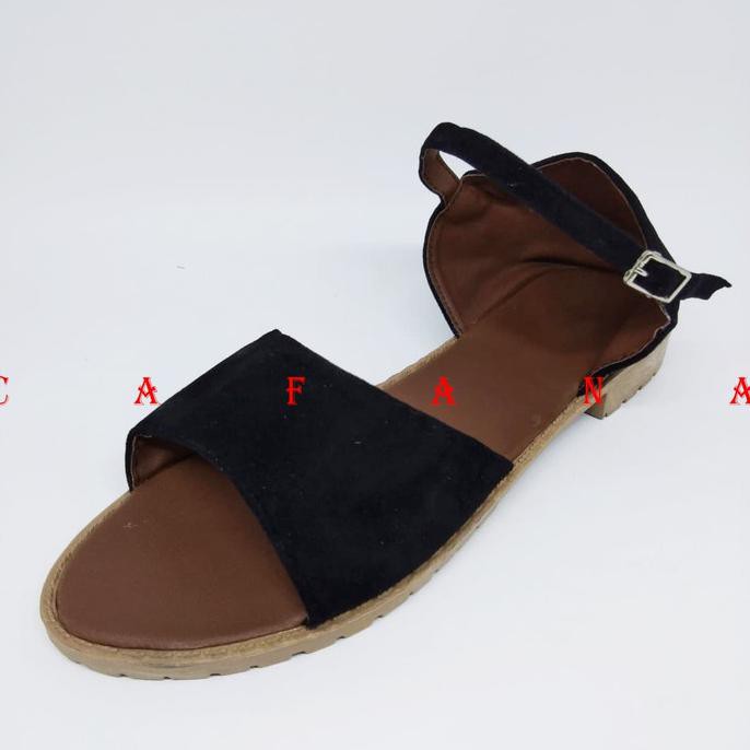 Sandal Nữ Màu Đen Slop Sdl76-40 | BigBuy360 - bigbuy360.vn
