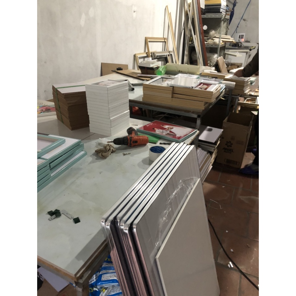 In Ảnh Tráng Gương Nẹp Viền Kích Thước 35x50, 40x60cm