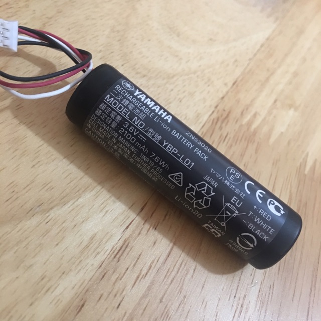 Pin lithium YAMAHA 18650 3.6V 1S tích hợp mạch bảo vệ dùng cho loa bluetooth mini DIY