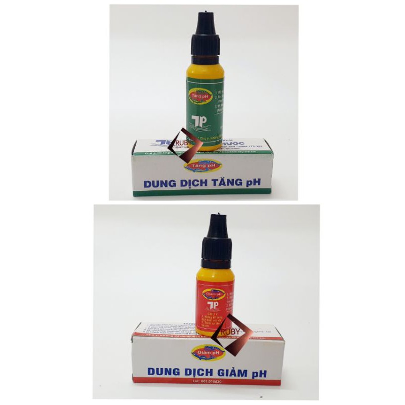 Dung dịch tăng giảm pH điều chỉnh cho hồ cá bể thủy sinh