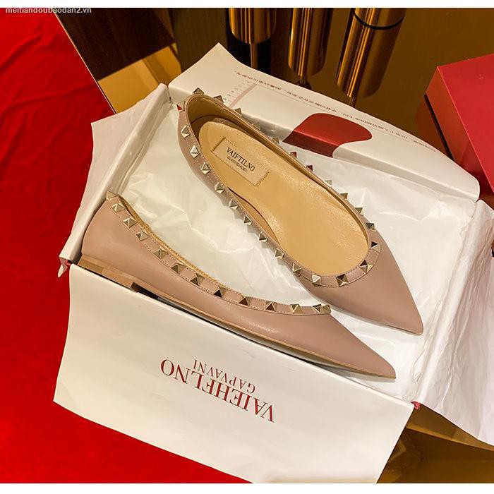 Giày búp bê mũi nhọn thời trang xuân thu cho nữ