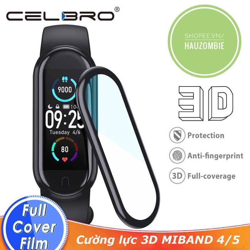 [Đã có MIBAND 6] Bộ 3 Cường Lực 3D / PPF Diamond MIBAND 3 4 5 / MI BAND 3 4 5 CAO CẤP Mijobs