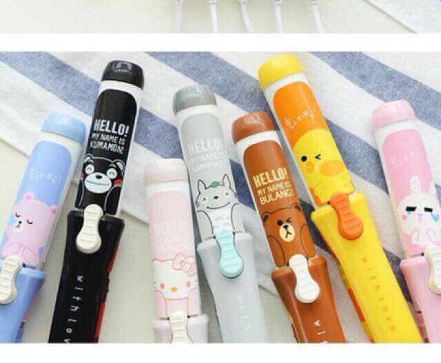 Máy là uốn tóc 2 in 1 hình trái cây và hoạt hình  máy là mini tiện ích