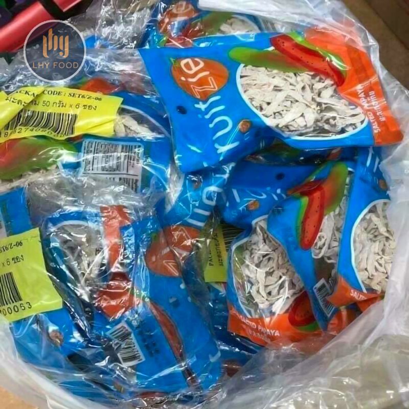 Omai giun.Ô mai giun xanh Thái Lan gói 50g_1 vé về tuổi thơ - Omai chua ngọt siêu ngon ăn vặt Hà Nội - LHY FOOD
