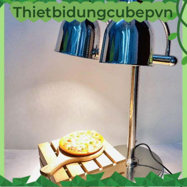 Đèn hâm thức ăn buffet màu inox cao cấp 304.