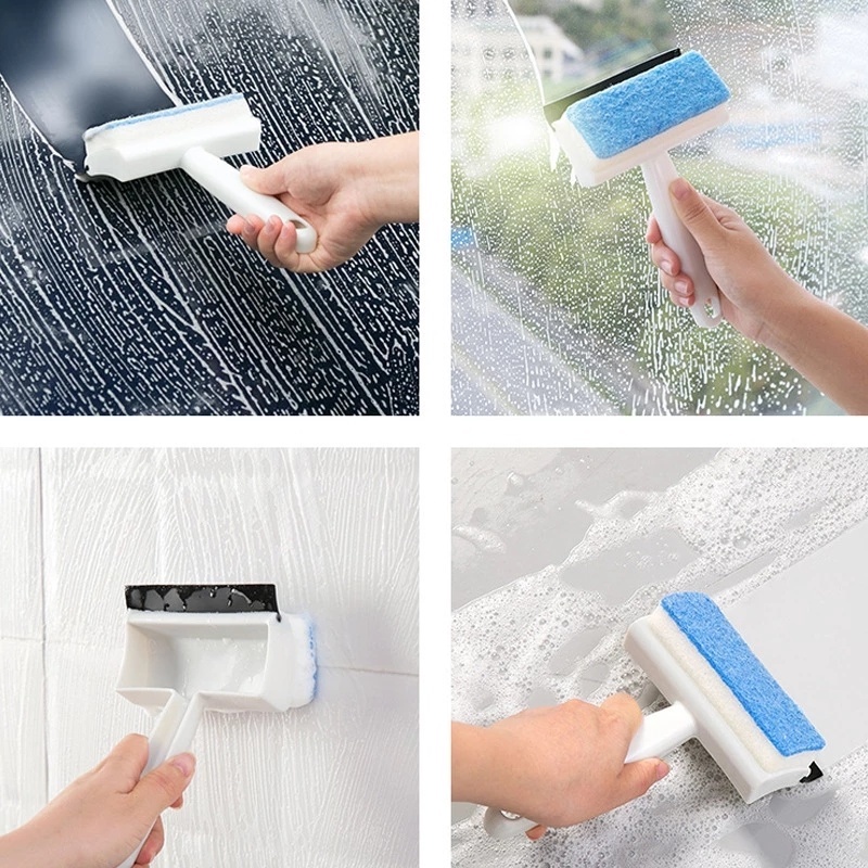 1 Dụng Cụ Vệ Sinh Cửa Kính Hai Mặt Đa Năng Sáng Tạo