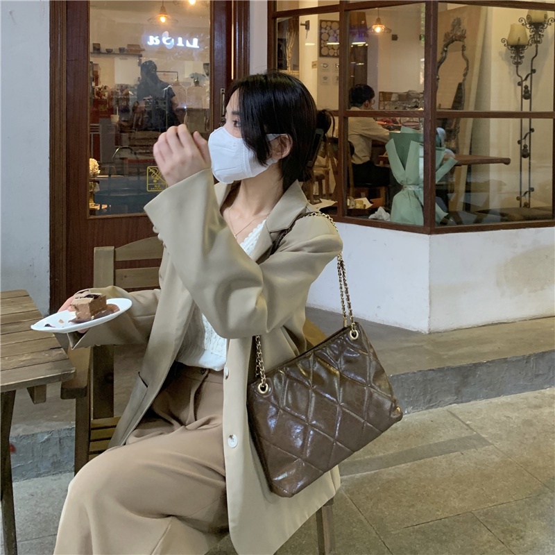 Túi đeo chéo IELGY sức chứa lớn phối màu đơn giản