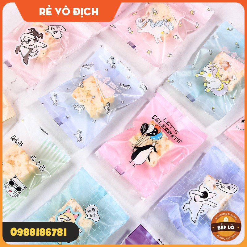 Túi hàn đựng bánh quy 25gr hình Động Vật SIÊU DỄ THƯƠNG